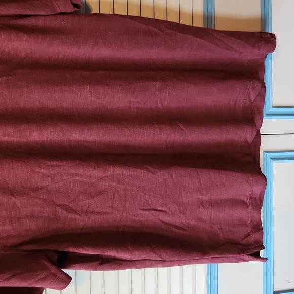 Van Heusen Burgundy Tee Shirt - Picture 4 of 10